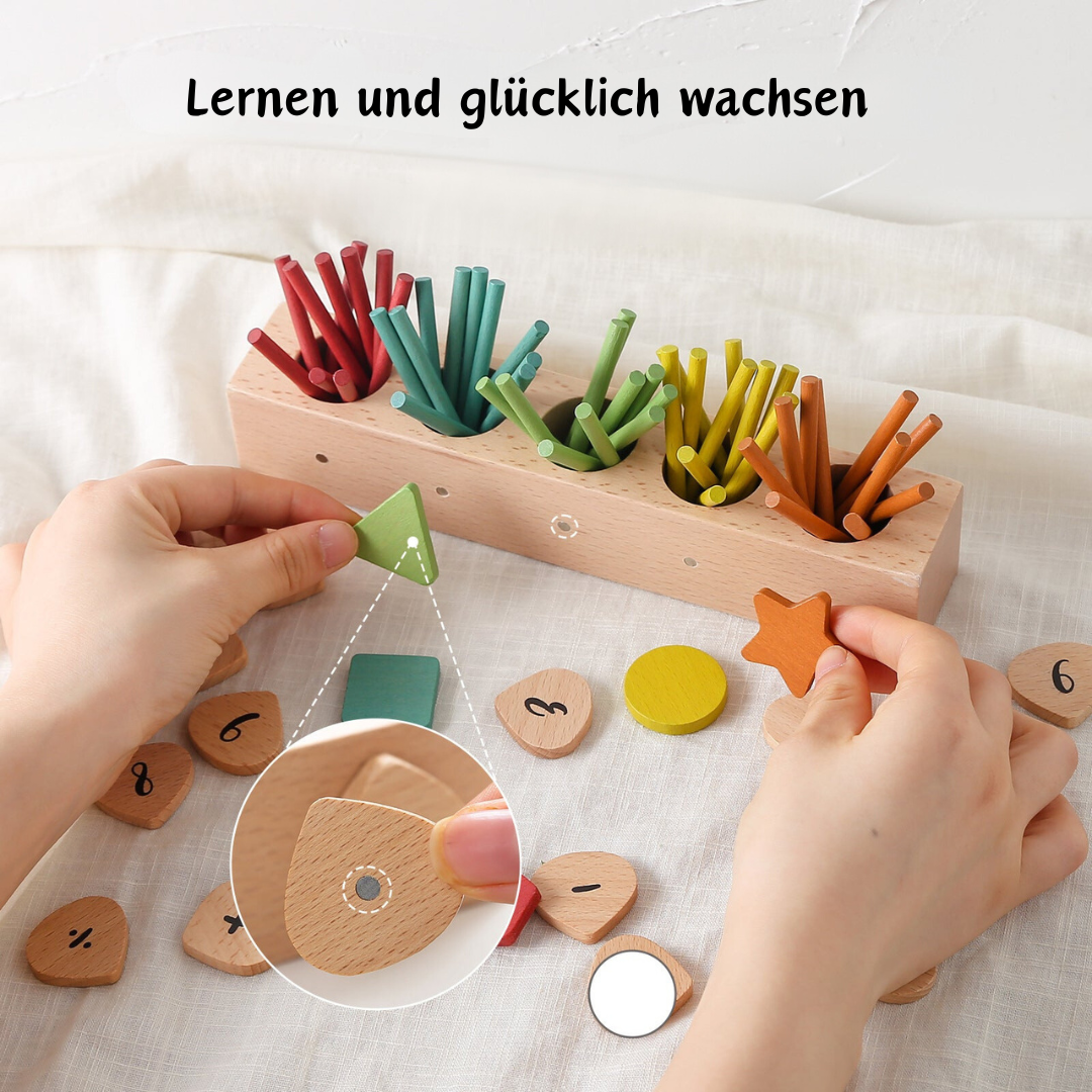 Magnetisches Holz-Zählspiel